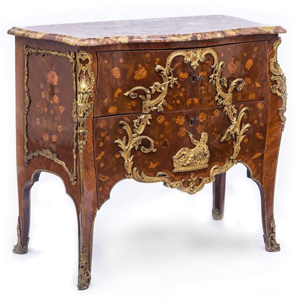 Bernard II  van Risenburgh - Important commode