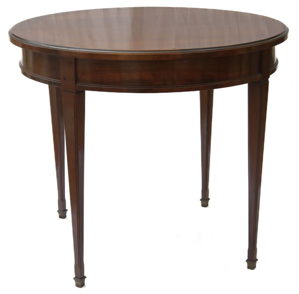 Circular shaped table 