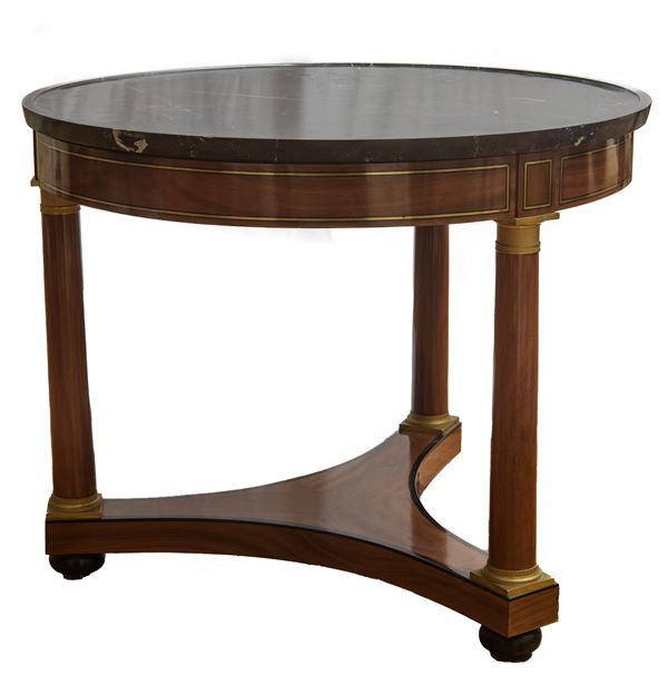 Circular shaped center table