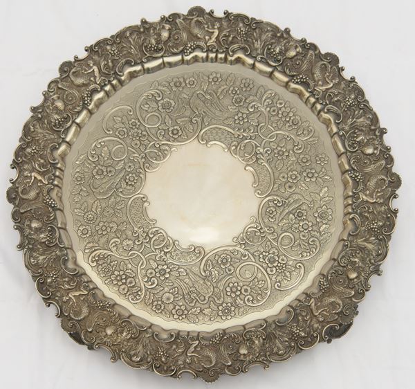  John and Edward Terrey & Co. - Salver in argento Sterling
