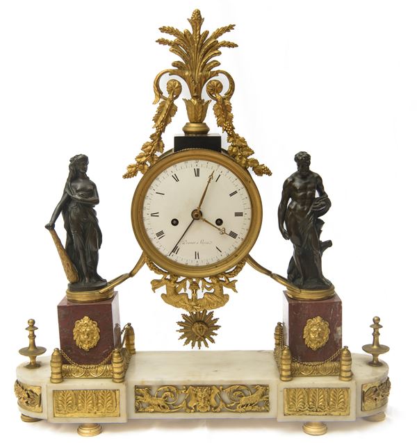 Importante orologio a pendola detto "A Portico"