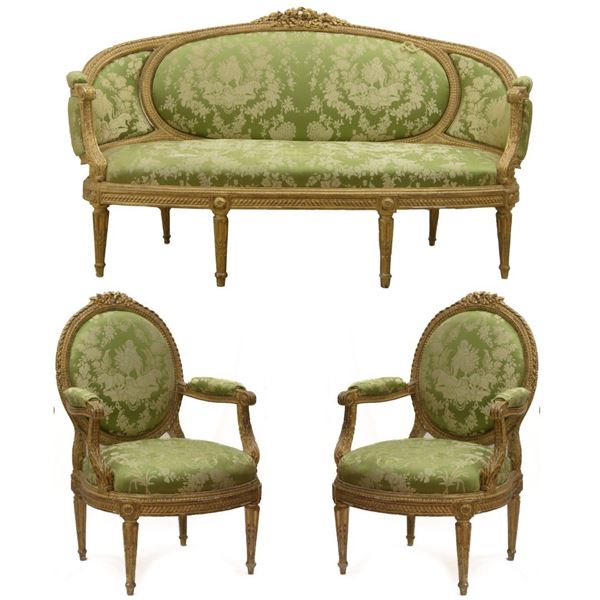 Nicolas Parmantier - Sofa and two armchairs