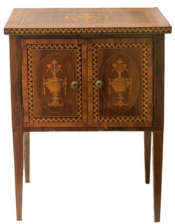 Double door bedside table
