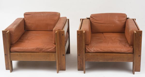 Sergio Asti - Pair of armchairs mod. &quot;Zelda&quot;