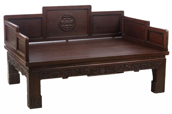 Letto da parete  (Manifattura cinese, inizio XX secolo)  - Asta Arte Classica & Art Nouveau - DAMS Casa d'Aste