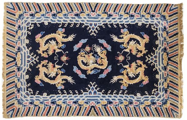 Tappeto   (Nepal, inizio XX secolo)  - Asta Arte Classica & Art Nouveau - DAMS Casa d'Aste