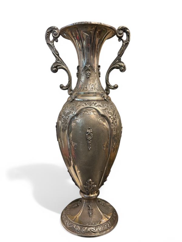 Vaso in argento a doppia ansa  - Asta Arte Classica & Art Nouveau - DAMS Casa d'Aste