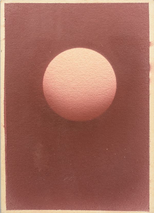 Marco Tirelli - Moon with red background
