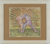 Pugno veloce futurista - al retro Pugilatori