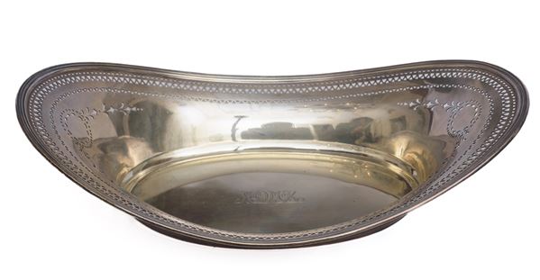 Tiffany, John C. Moore & Edward - Sterling Silver Ovoid Basket
