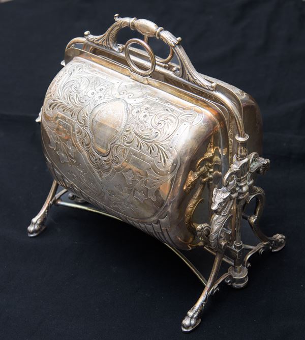 Porta dolci in silverplated