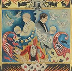 Poker d'assi Ricordo di Houdinì mago futurista