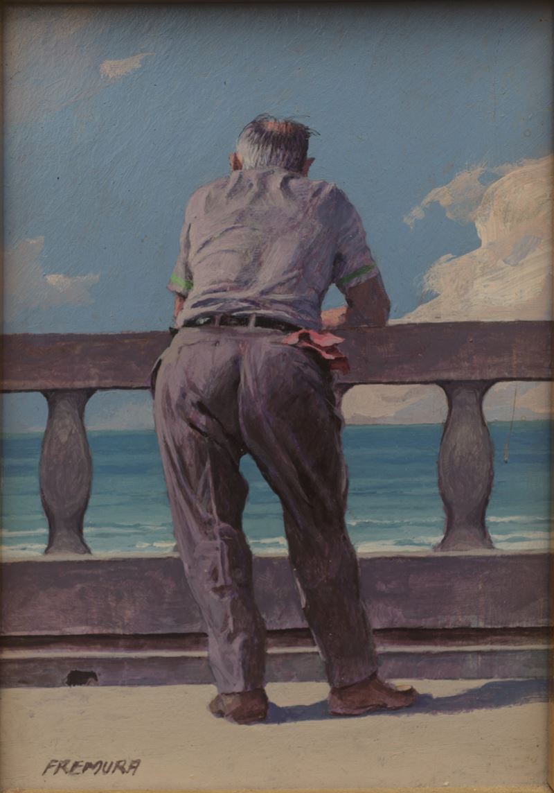 Uomo di schiena