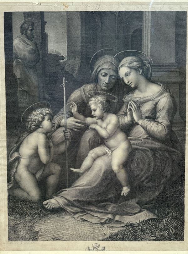 Guglielmo Morghen - Madonna del Divino amore