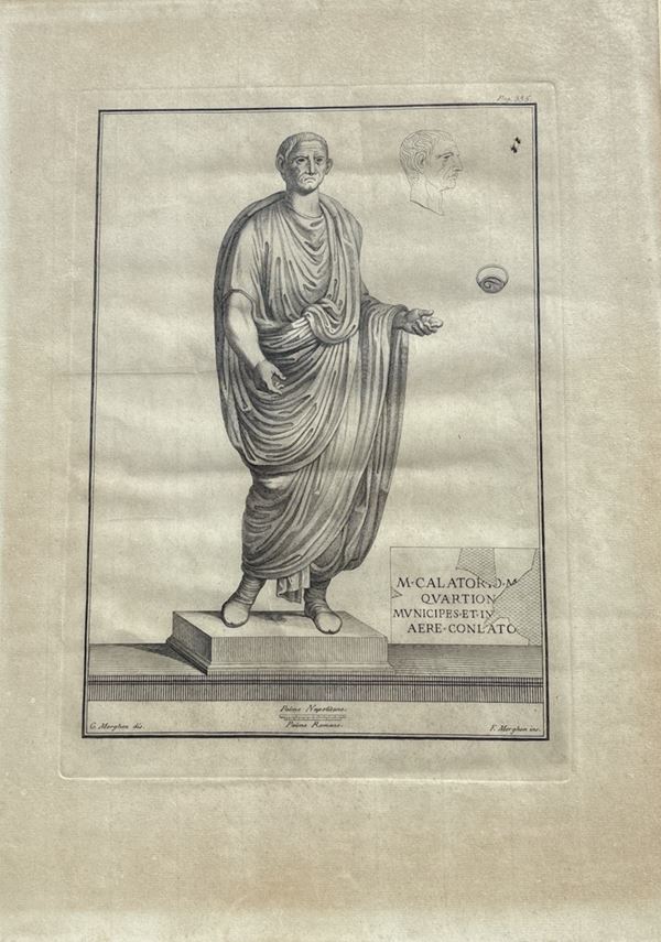 Filippo Morghen - Statua di Marco Calatorio Quarto