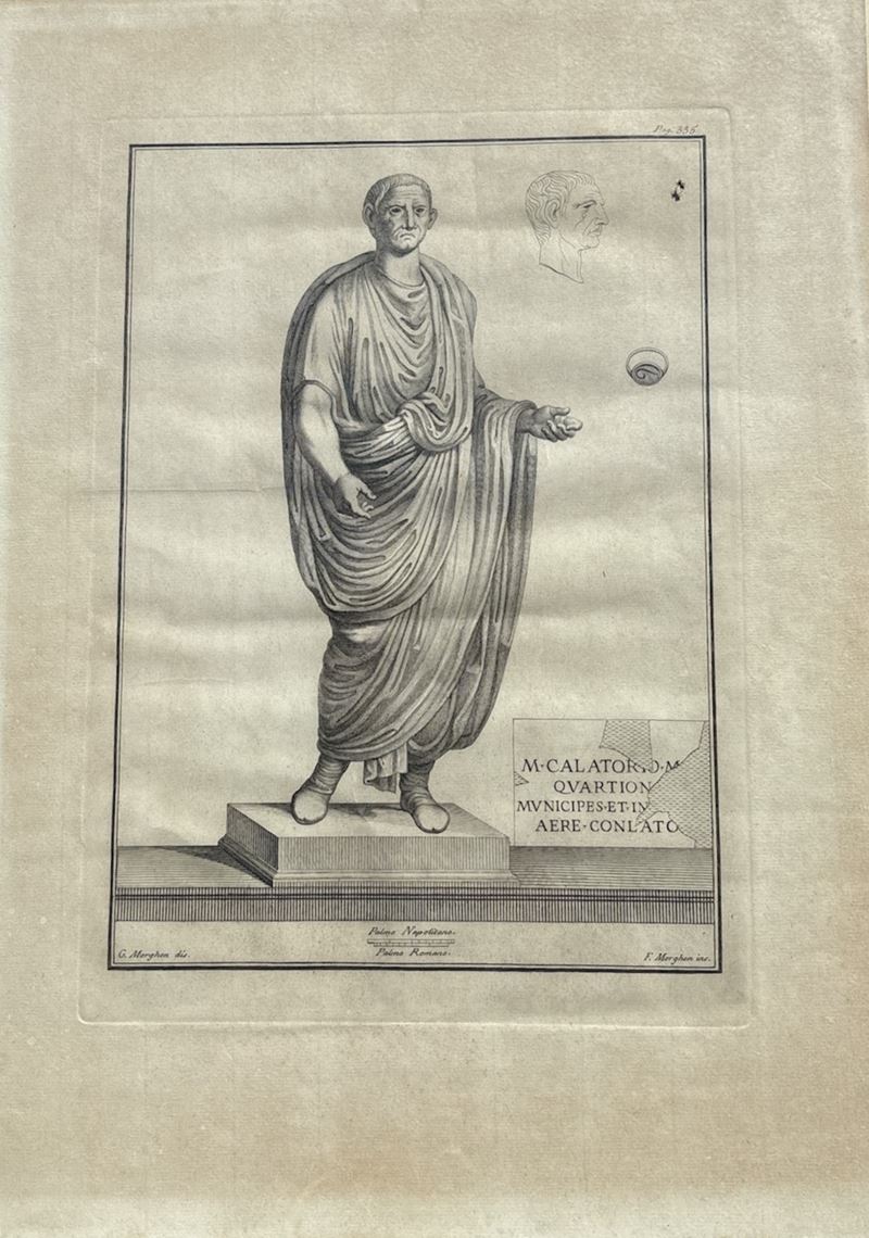 Filippo Morghen - Statua di Marco Calatorio Quarto