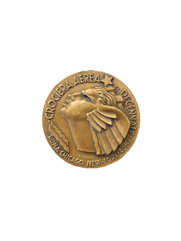 Medaglia commemorativa della trasvolata aerea del decennale