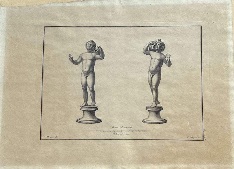 Filippo Morghen - Coppia di Statue Romane
