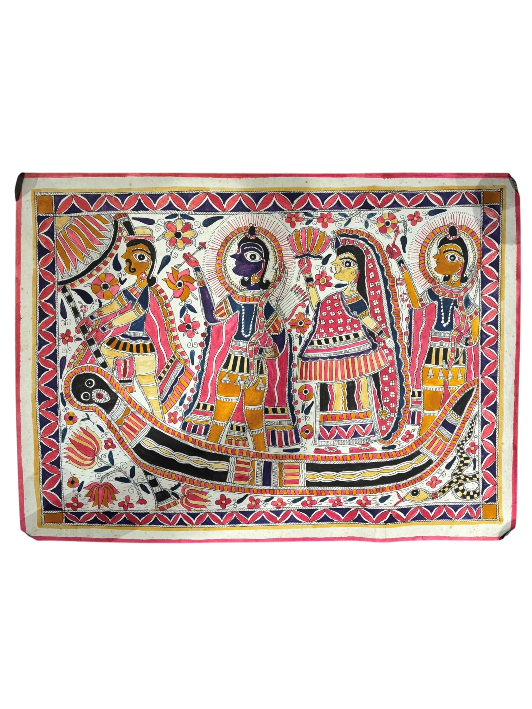 Cinque dipinti Mithila