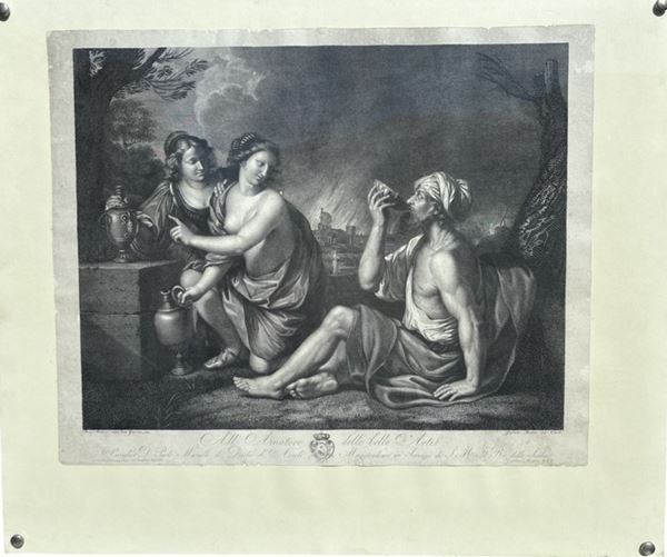 Guglielmo Morghen - Lotto e le sue figlie
