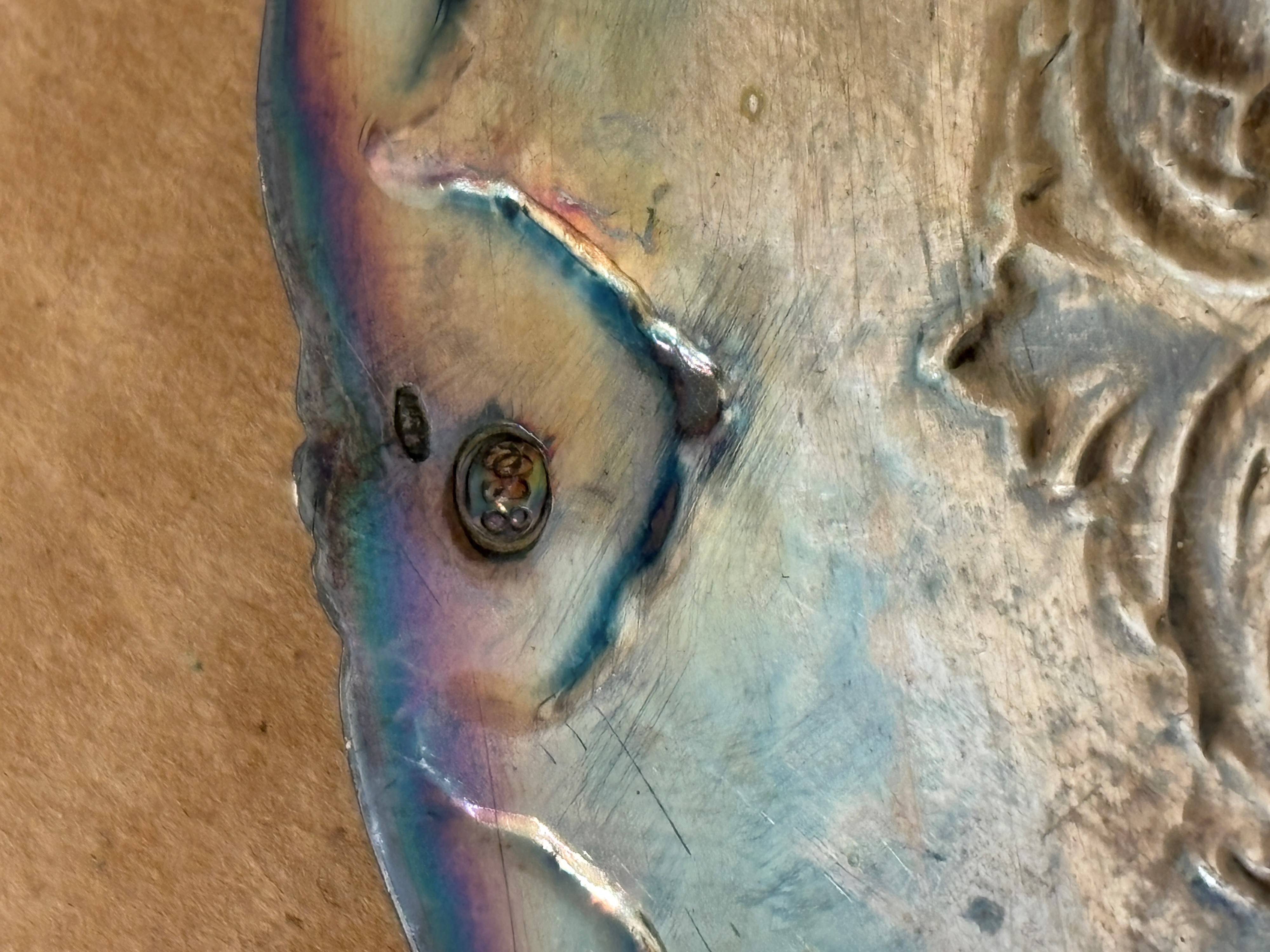 Vassoio da portata in argento