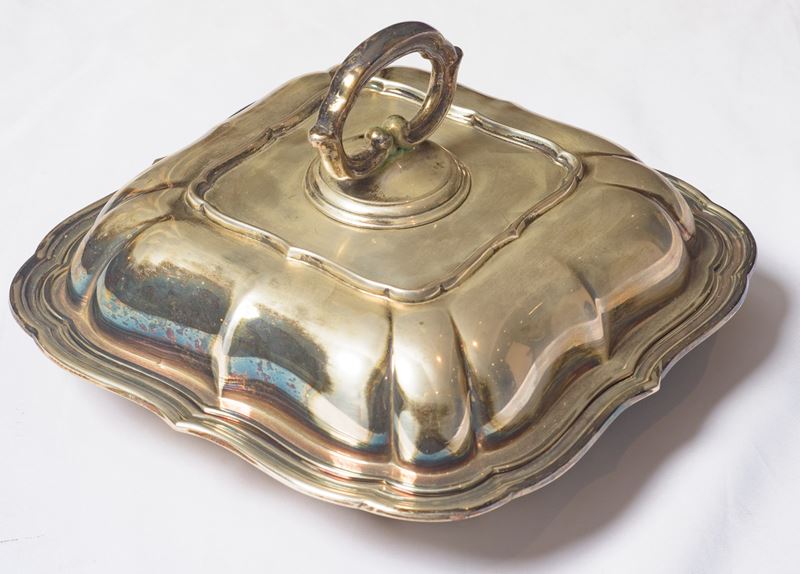 Legumiera in argento