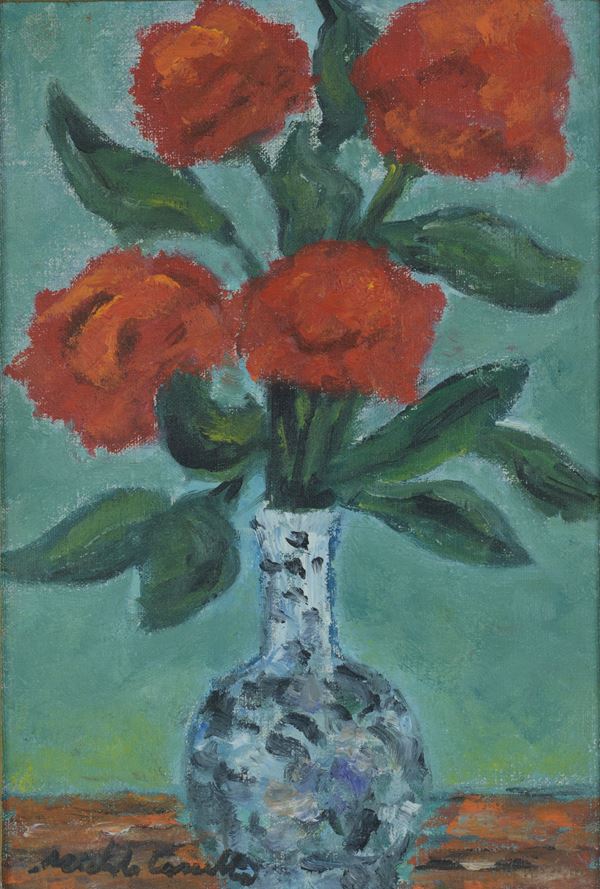 Michele  Cascella - Vase of flowers