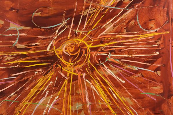 Mario Schifano - Senza titolo (Sole)