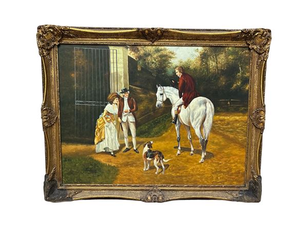 Scena galante  (XX secolo)  - Auction Art Décor -  Web Only - DAMS Casa d'Aste