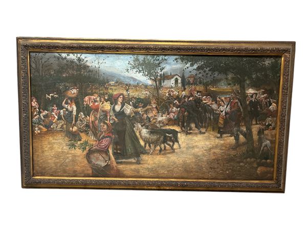 Scena paesana