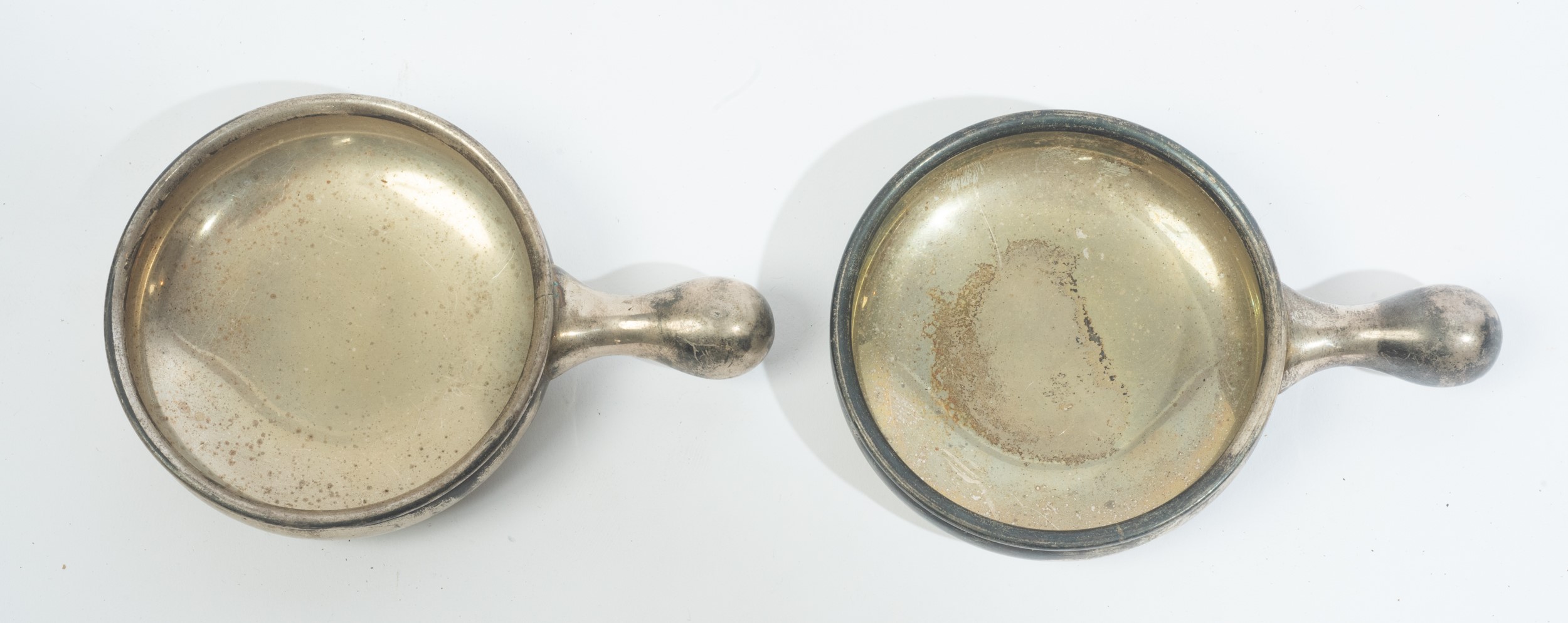 BULGARI - Coppia di portacandela in argento