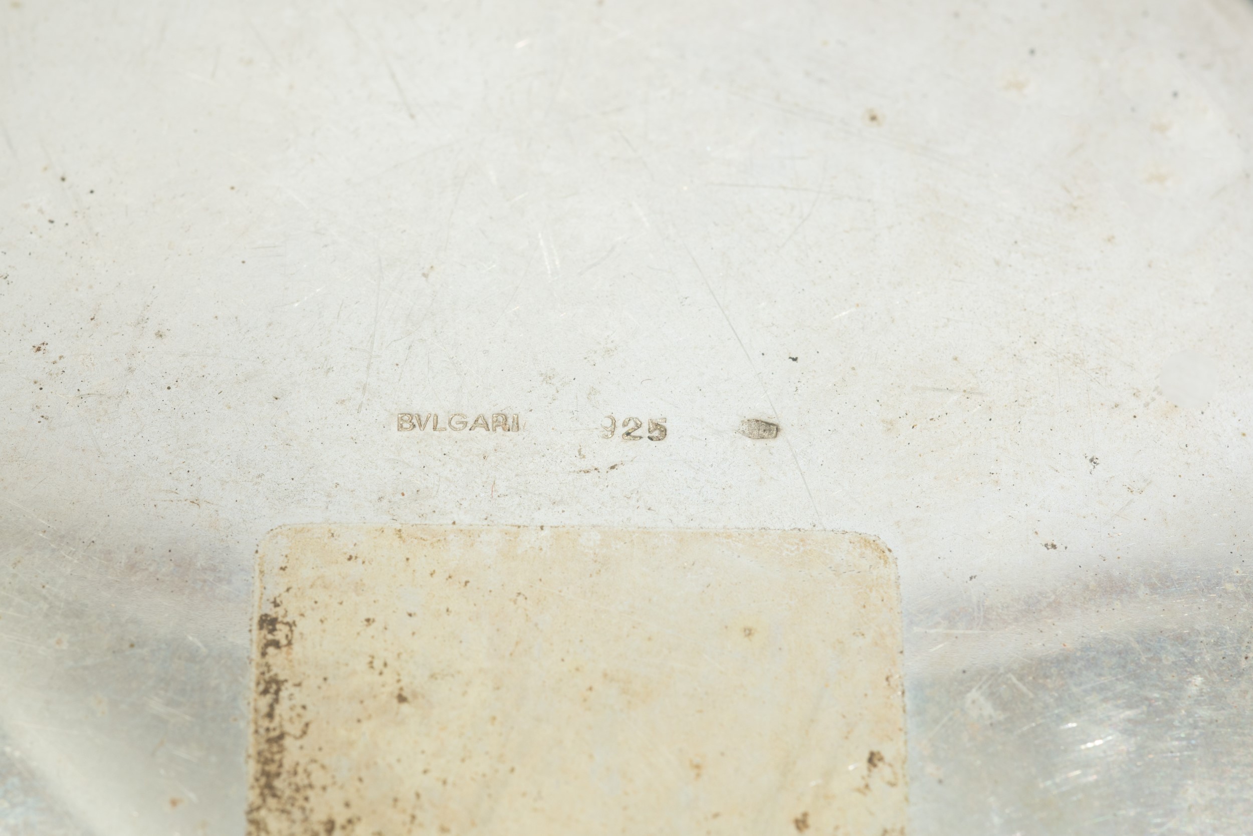 BULGARI - Coppia di portacandela in argento