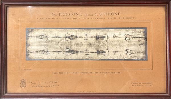 Giuseppe Enrie : Ostensione della S. Sindone  (1931)  - stampa alla gelatina - Asta Art Décor -  Web Only - DAMS Casa d'Aste