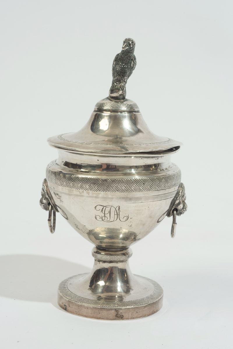 Zuccheriera in argento