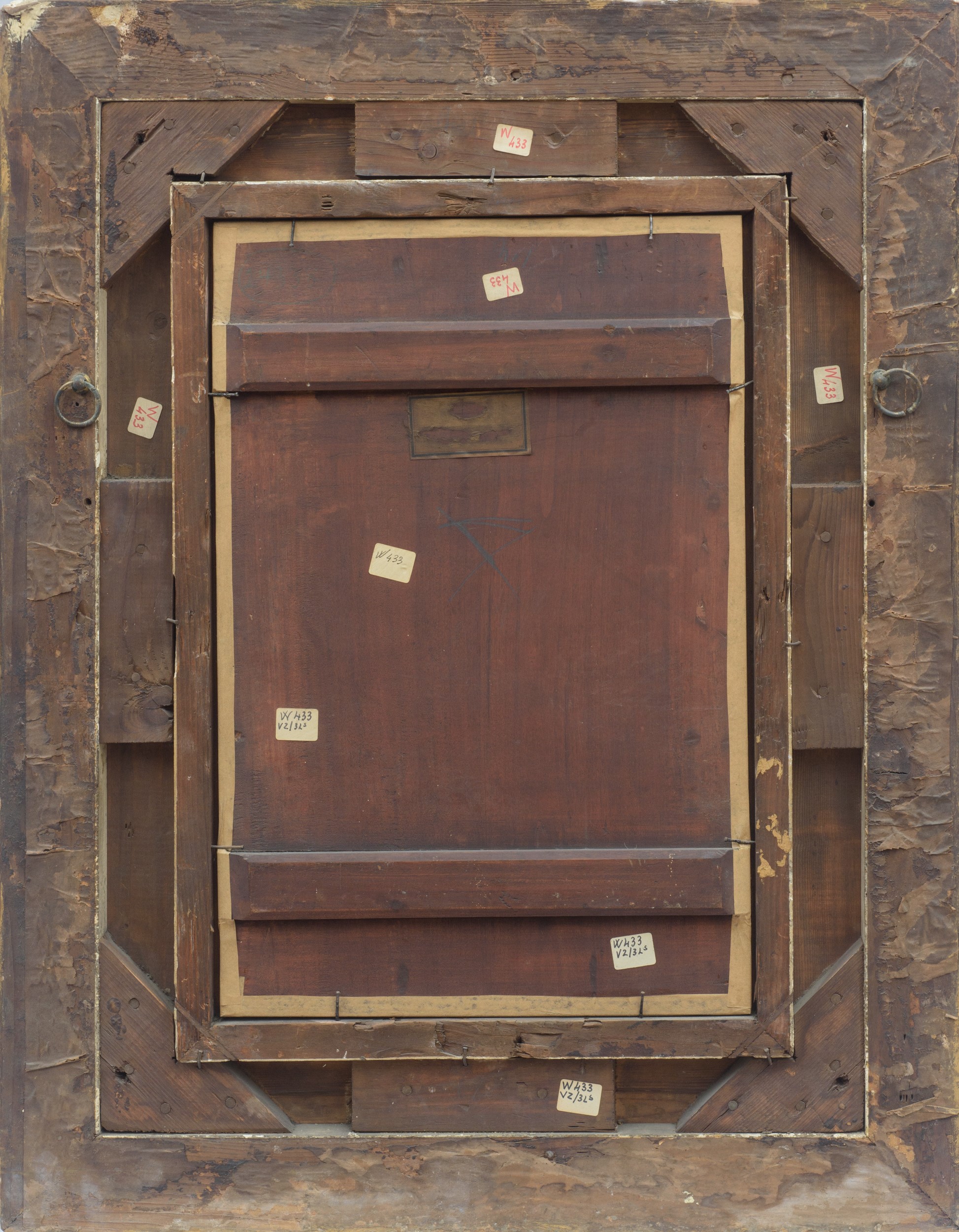 Coppia di dipinti raffiguranti scene di battaglia siberiana