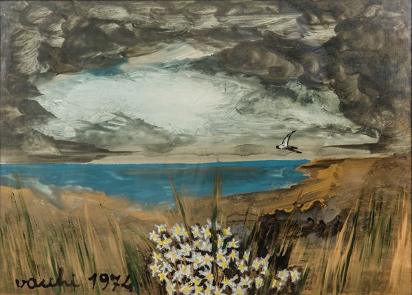 Sergio Vacchi - White flowers of the planet