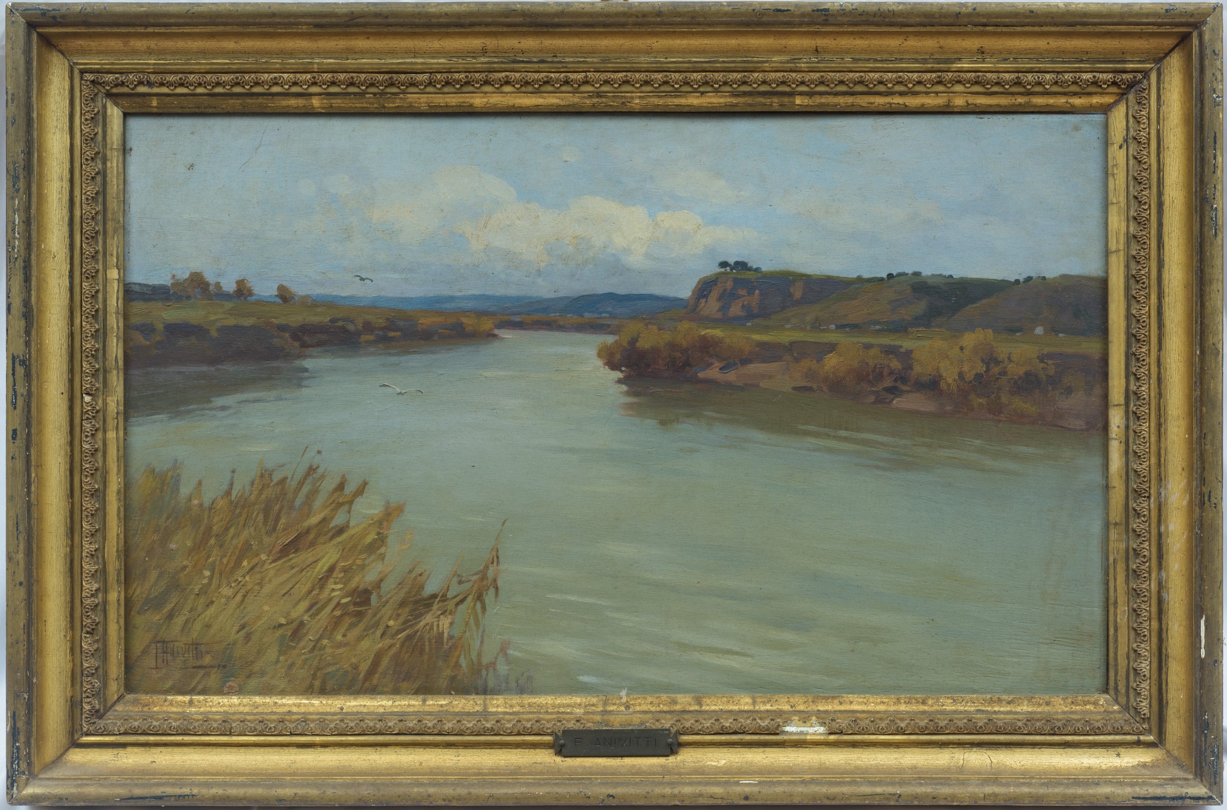 Filippo Anivitti - Paesaggio Fluviale
