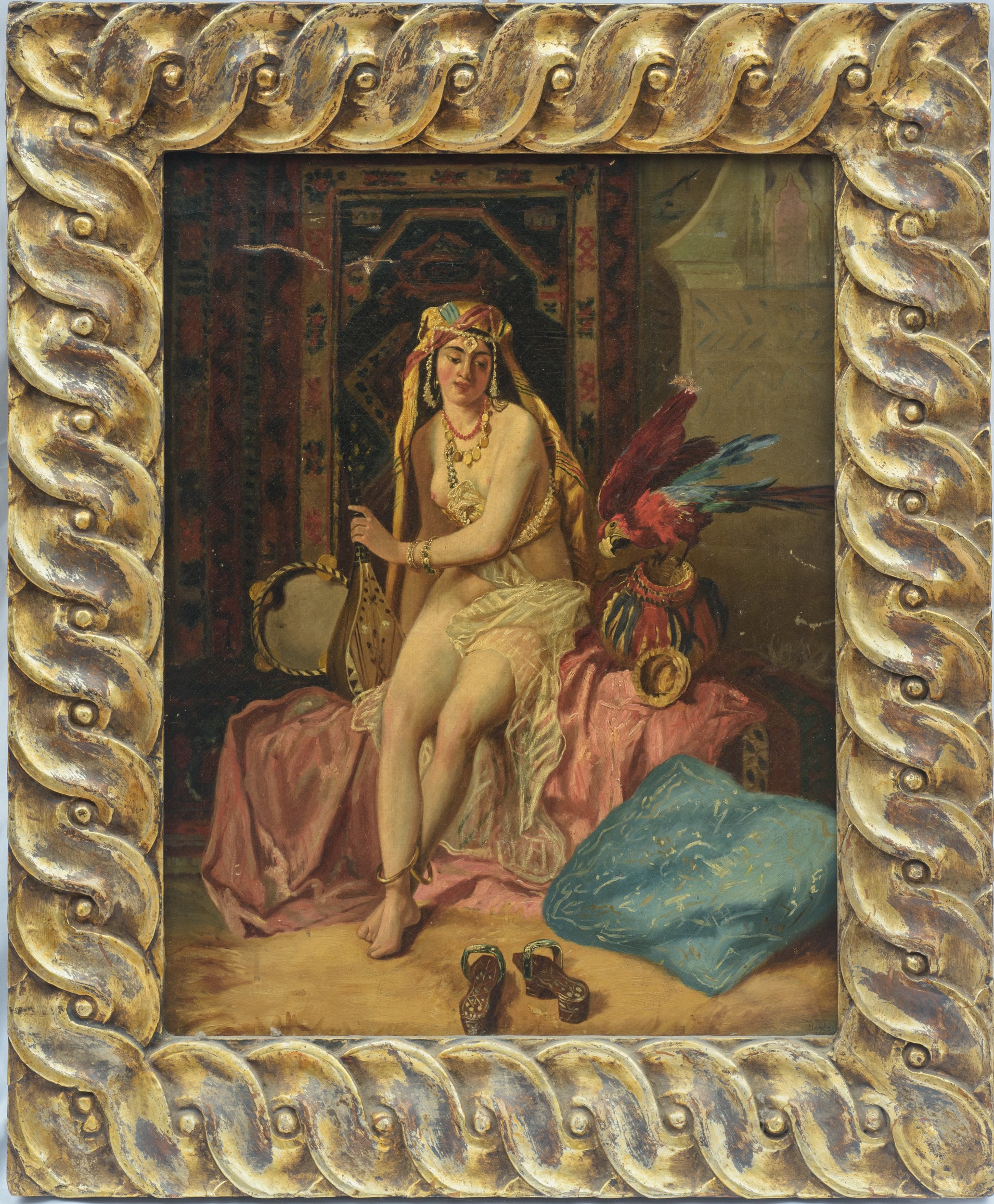 Odalisca con pappagallo