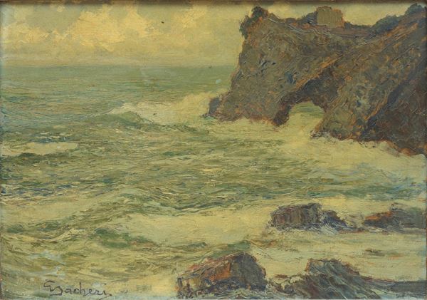 Giuseppe  SACHERI - Marina a Cinque Terre (La Spezia)
