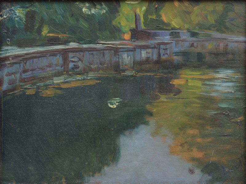 Giuseppe Fraschetti - Laghetto di Villa Borghese