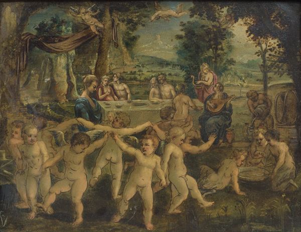 Adam  ELSHEIMER - Danza di amorini