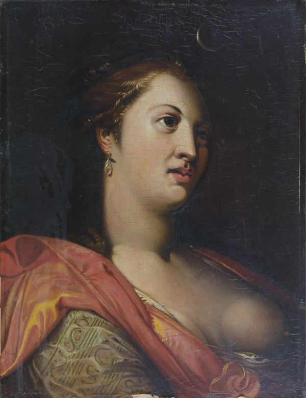 Ritratto di dama come Diana cacciatrice