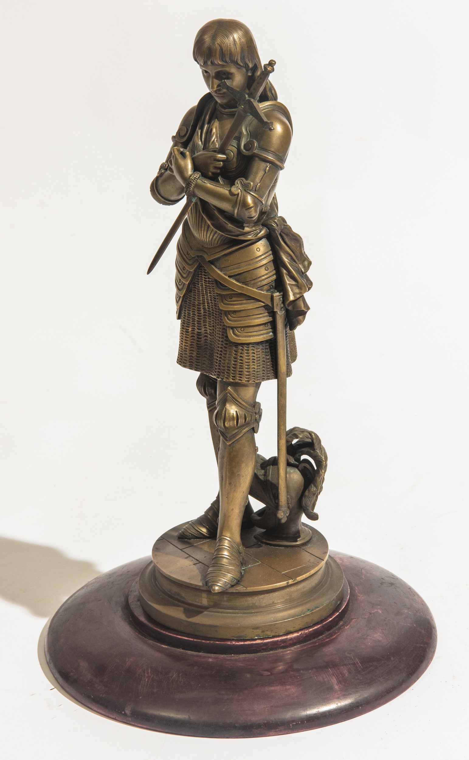 Scultura raffigurante Giovanna d'Arco