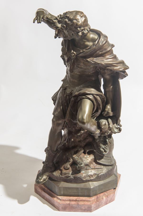 Auguste Moreau - Scultura raffigurante "Ercole"