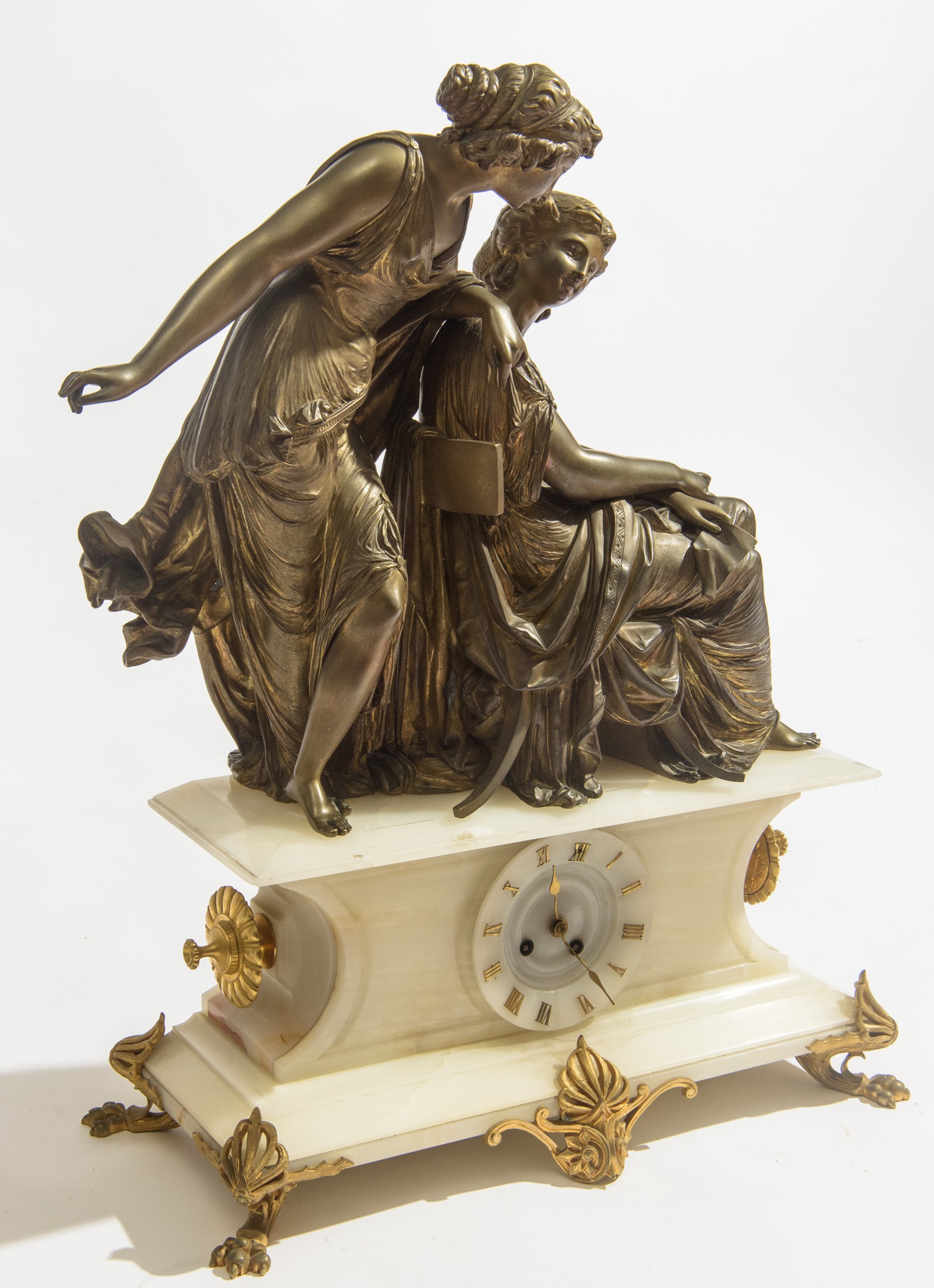 Manifattura francese del XIX secolo - Pendola da tavolo