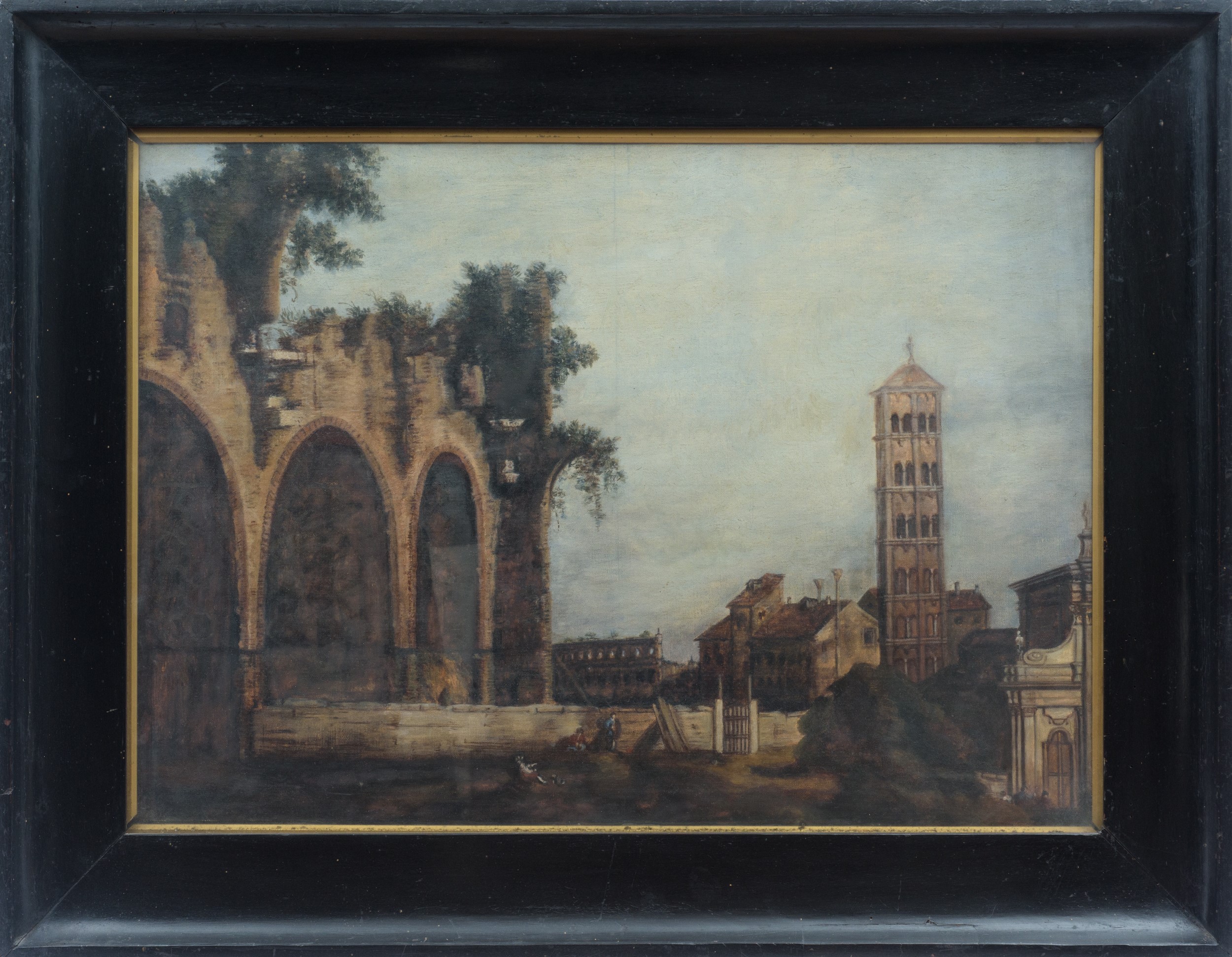 Basilica di Massenzio con la chiesa di Santa Francesca