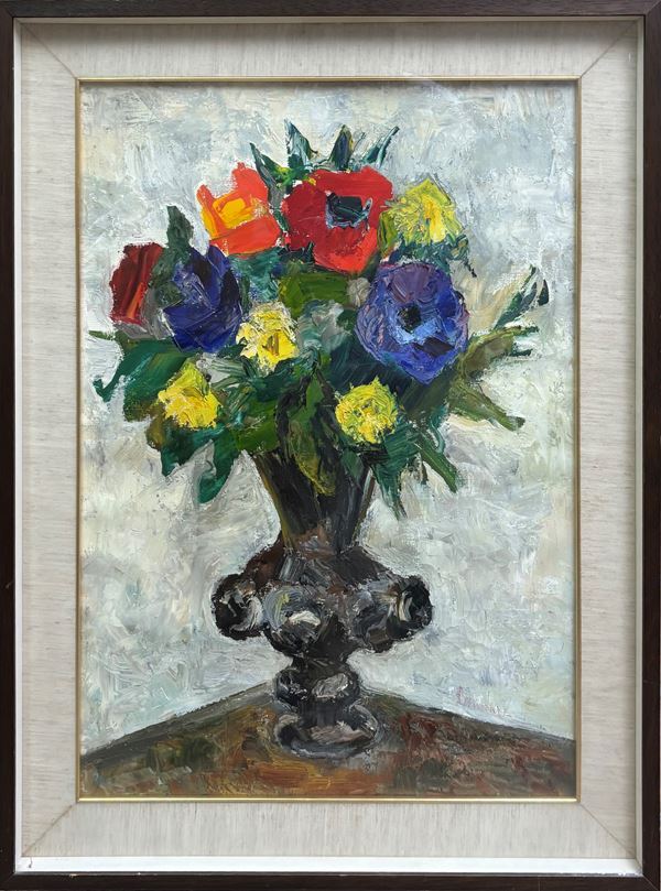 Natura morta   - olio su tela - Auction Brocantage - Summer Edition  - DAMS Casa d'Aste