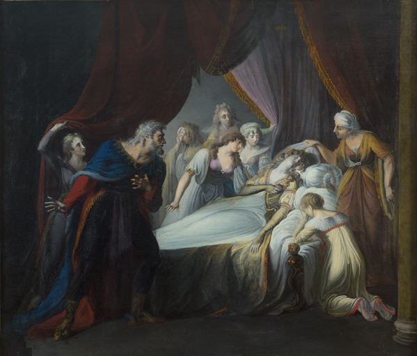 Johann Heinrich F&#252;ssli - La morte di Cordelia