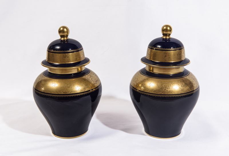 ROSENTHAL - Coppia di vasi