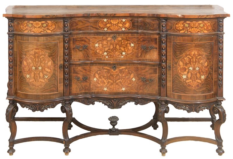 Credenza intarsiata